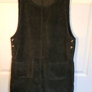 Corduroy Pinafore Dress